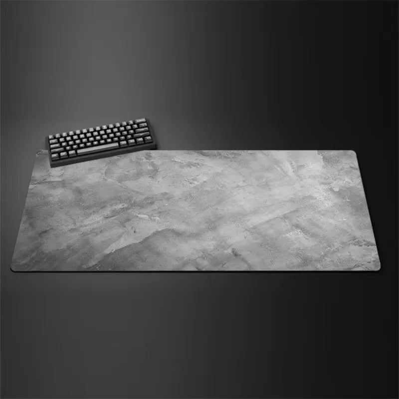 Gray XXL Mouse Pad 900x400mm – Overlocked Gaming Desk Mat