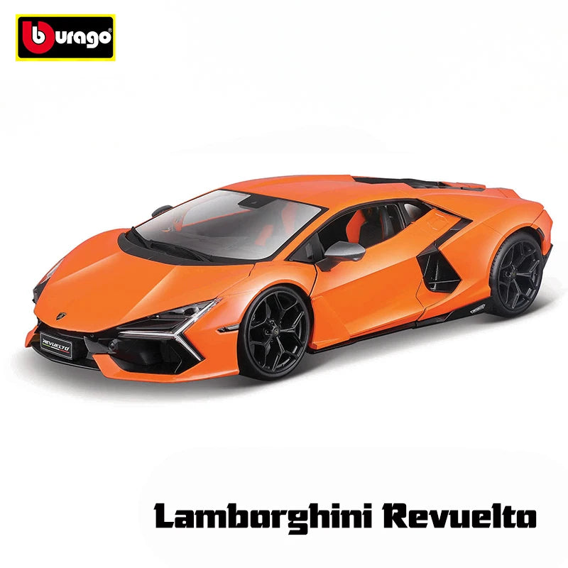 Bburago 1:24 Lamborghini Revuelto Alloy Luxury Vehicle Diecast Cars Model Toy Collection Gift Static car model boy toy