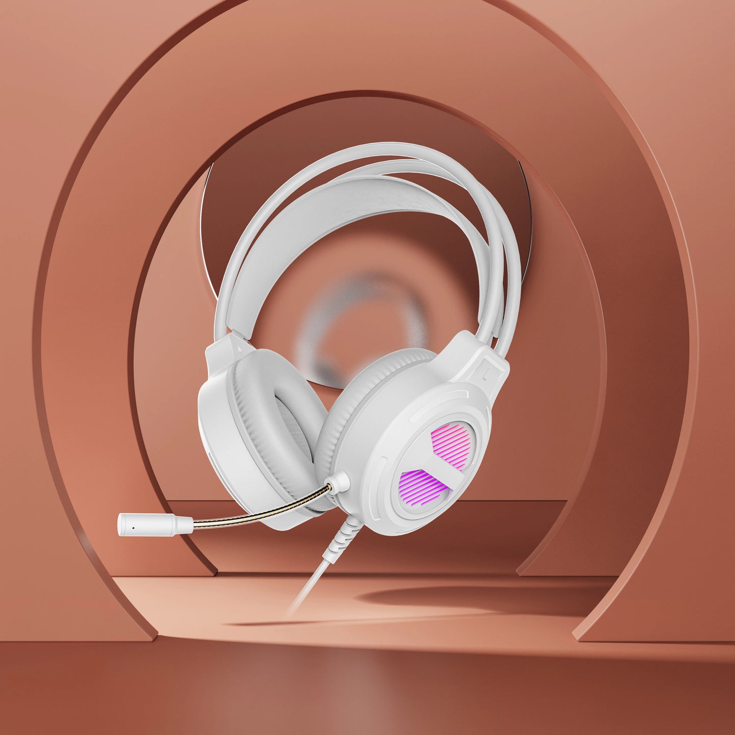 SW-G10 Wired Gaming Headphones with RGB Lighting & 3.5mm USB Connectivity