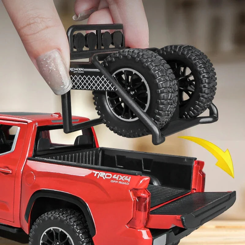 1:24 Scale Tundra TRD Pro Off-Road Metal Diecast Pickup Truck Toy