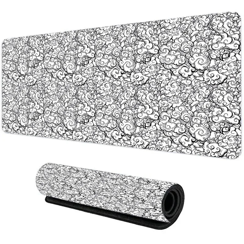 Japanese Clouds Kawaii Mouse Pad – Large Non-Slip Gaming Desk Mat