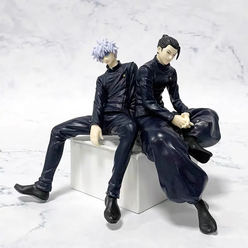 Satoru Gojo Jujutsu Kaisen Statue - Geto Suguru Sitting Posture Figure