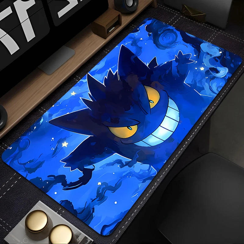 Large Gengar Anime Mouse Pad XL XXL for Gaming Desk & Keyboard