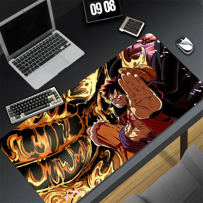 Japan Anime Mouse Pad Luffy Extended Desk Mat - Gaming & Laptop Rug