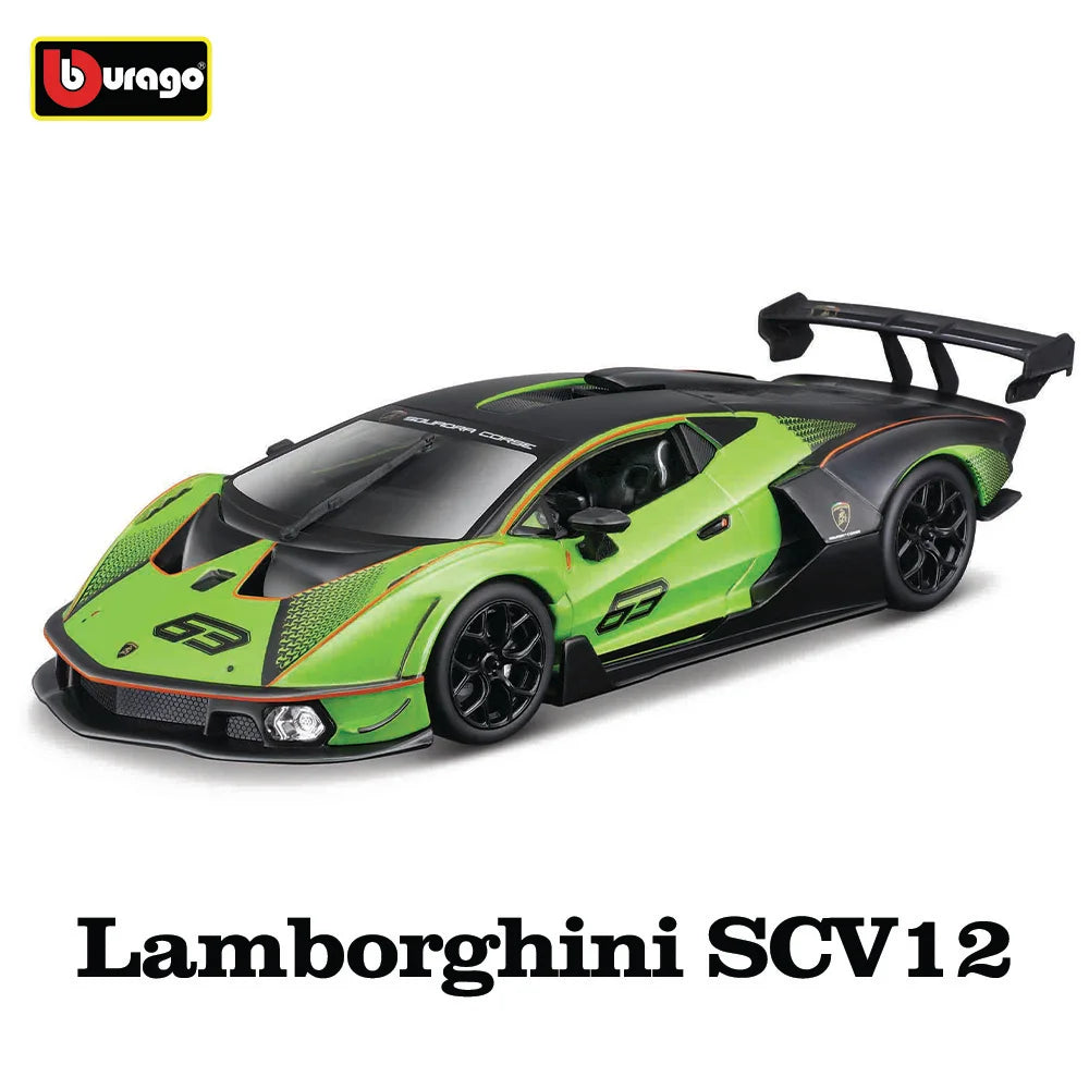 Bburago 1:24 Lamborghini Sian FKP 37 Alloy Model – Diecast Sports Car