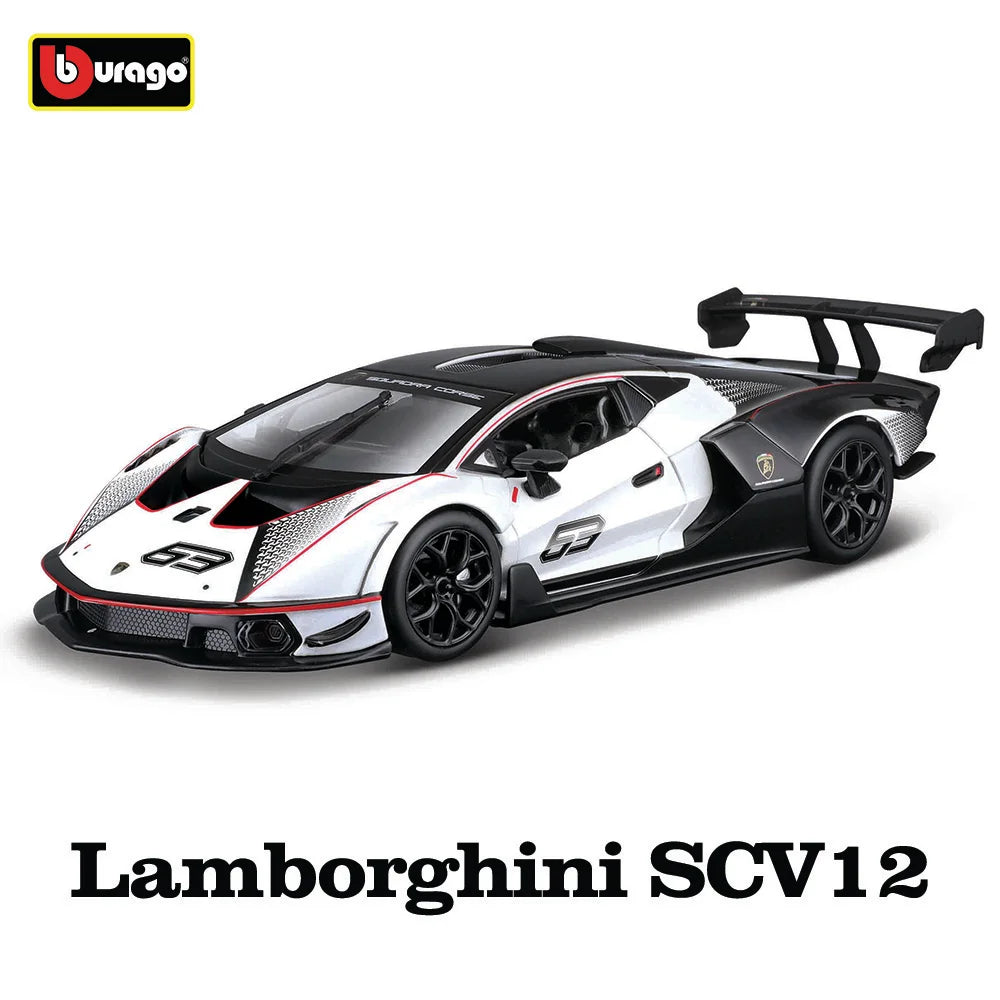 Bburago 1:24 Lamborghini Sian FKP 37 Alloy Model – Diecast Sports Car