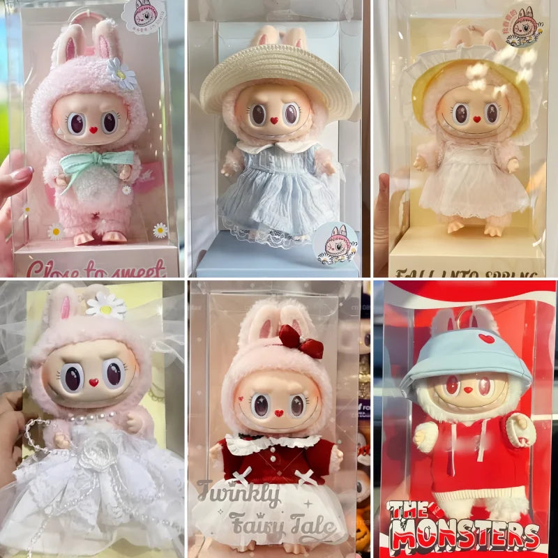 2025 Labubu “Have A Seat” PVC Anime Figure Keychain Doll Toy