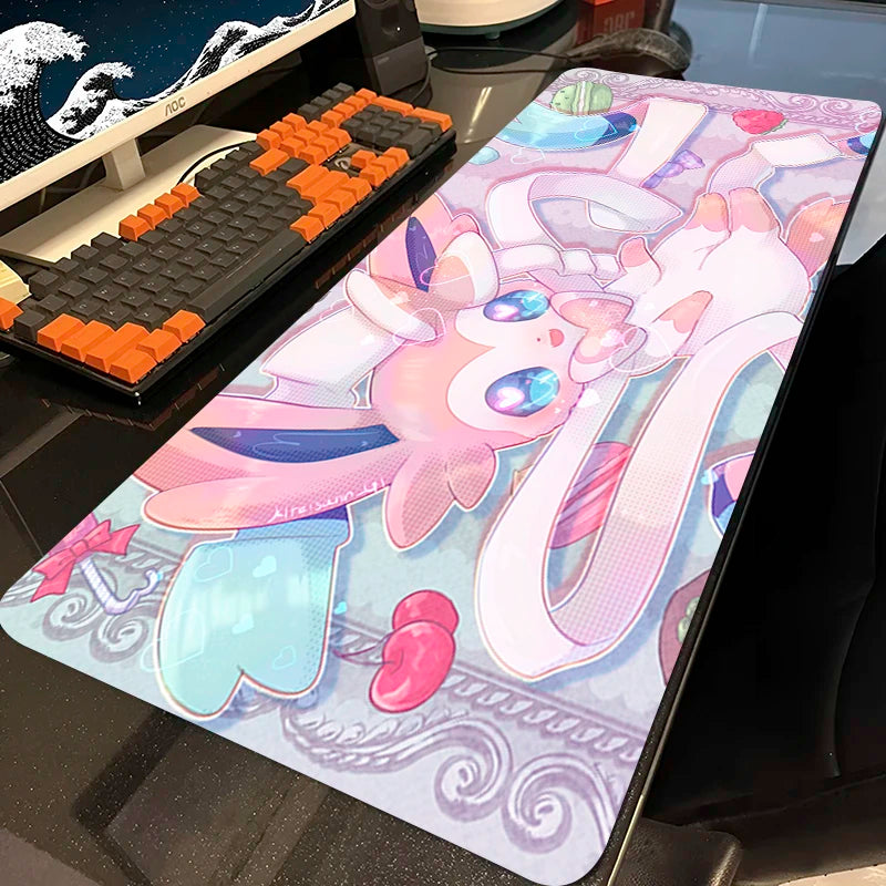Sylveon Pokémon Gaming Mouse Pad – XL Desk Mat for Office & Play