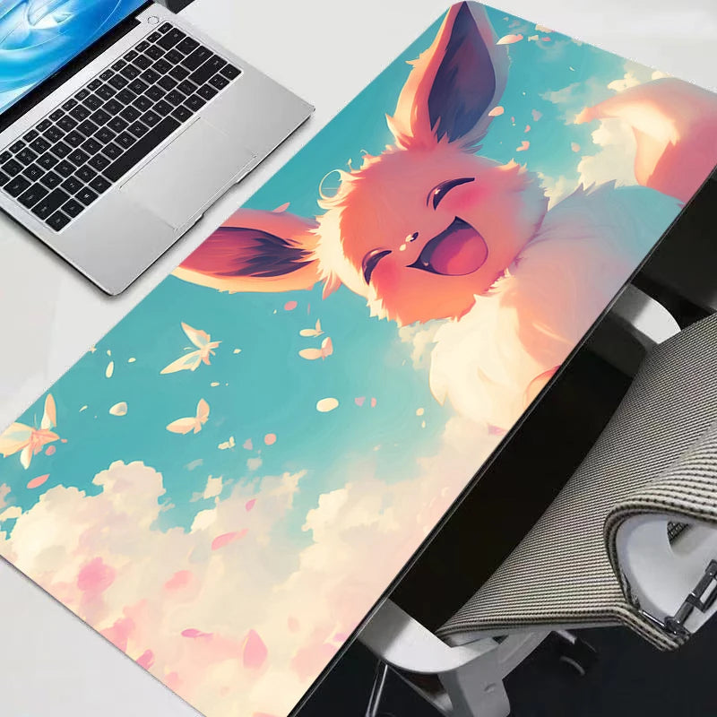 Eevee Pokémon XXL Mouse Pad 90x40 – Soft Anti-Slip Desk Mat