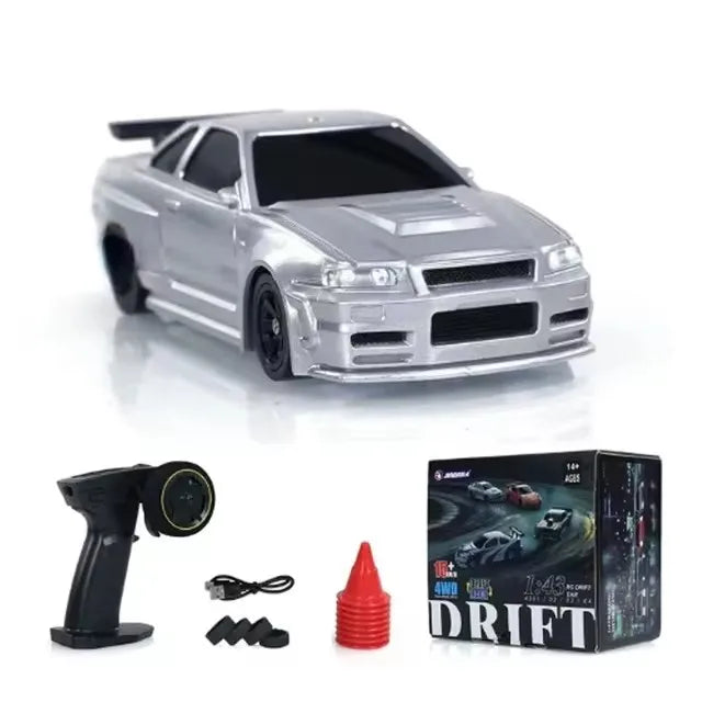 2.4G High-Speed Drift RC Car 1/43 4WD Remote Control Racing Toy