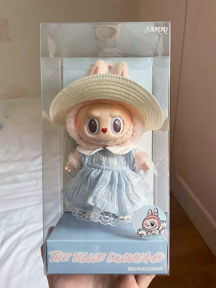 2025 Labubu “Have A Seat” PVC Anime Figure Keychain Doll Toy