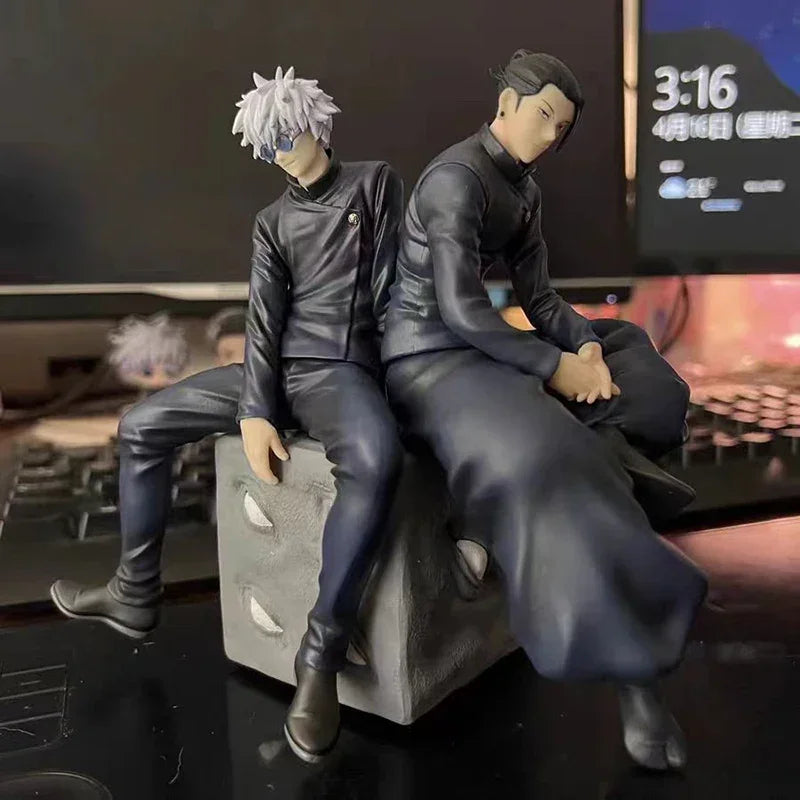 Satoru Gojo Jujutsu Kaisen Statue - Geto Suguru Sitting Posture Figure