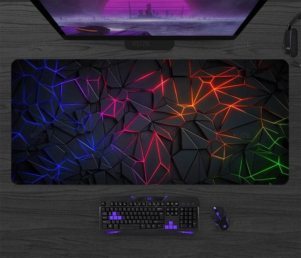 XL Gaming Mouse Pad – Large Desk Mat for Keyboard & Mouse Setup