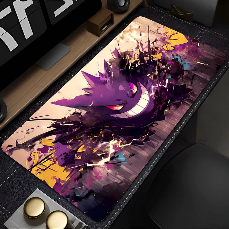 Gengar Gaming Mouse Pad XXL – Large Keyboard Desk Mat for Gamers