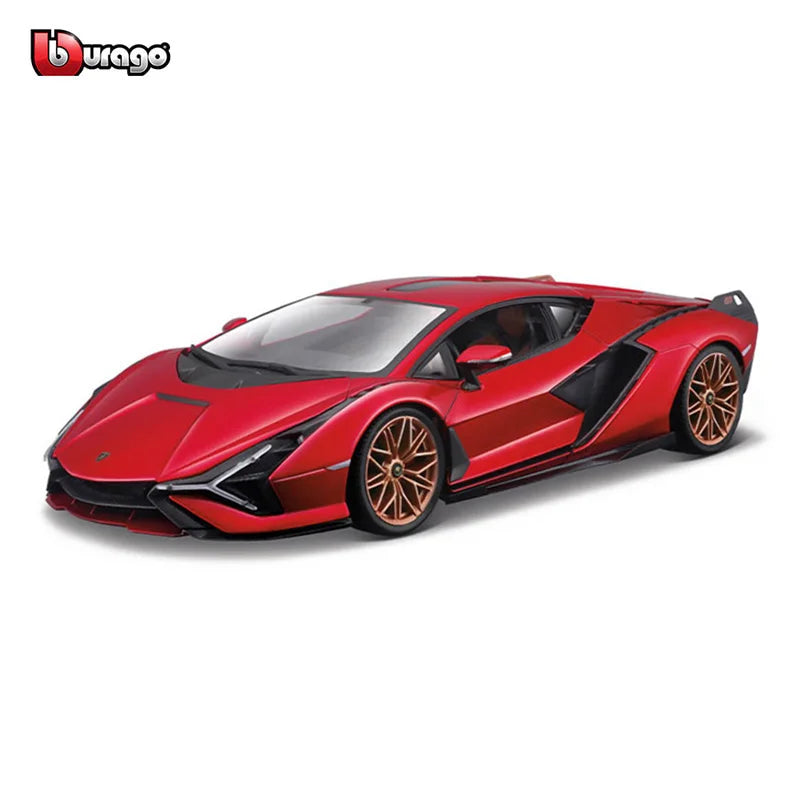 Bburago 1:24 Lamborghini Sian FKP 37 Alloy Model – Diecast Sports Car