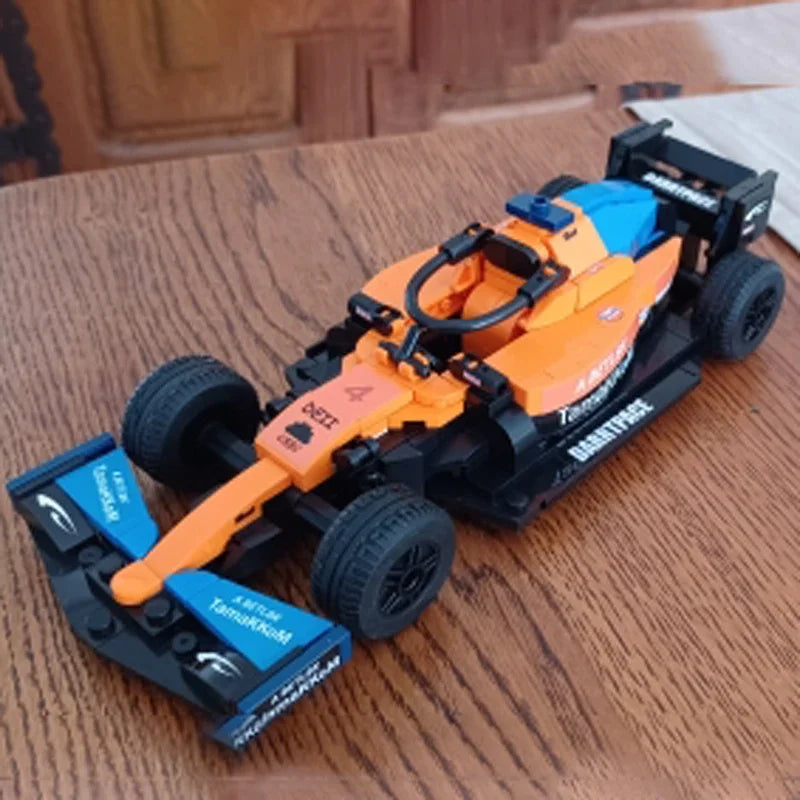 City F1 Formula 1 Race Car – DIY Sports Car Speed Champions Building Blocks