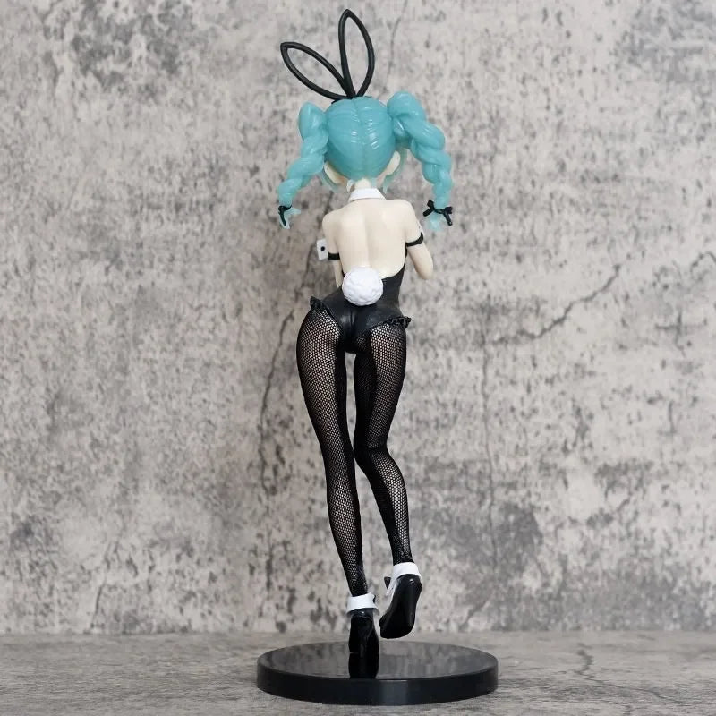 28cm Hatsune Miku Bunny Girl Figure - Collectible Model & Desk Decor