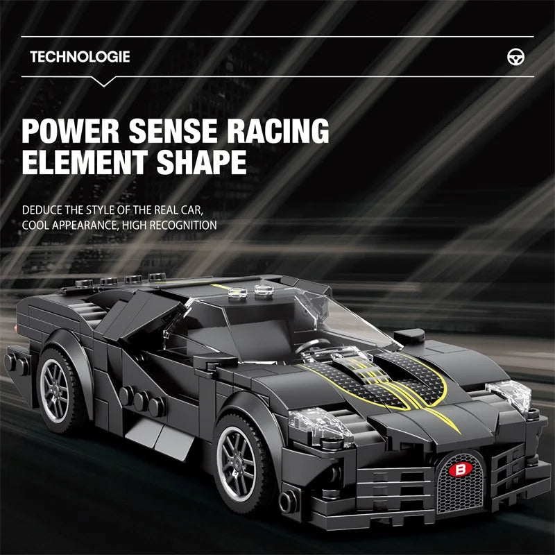 1:24 Scale Speed Sport Car Model – Classic Racing Vehicle Building Blocks