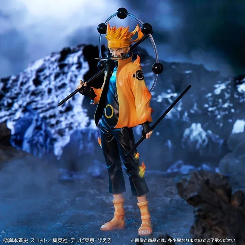 Bandai Naruto Shippuden Figures - Uchiha Sasuke, Kakashi, Minato