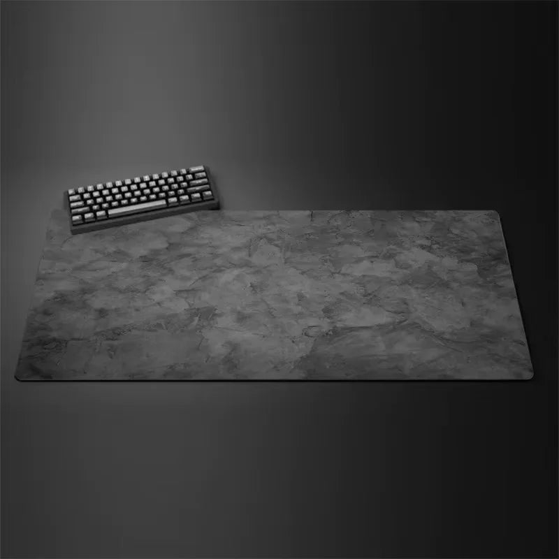 Gray XXL Mouse Pad 900x400mm – Overlocked Gaming Desk Mat