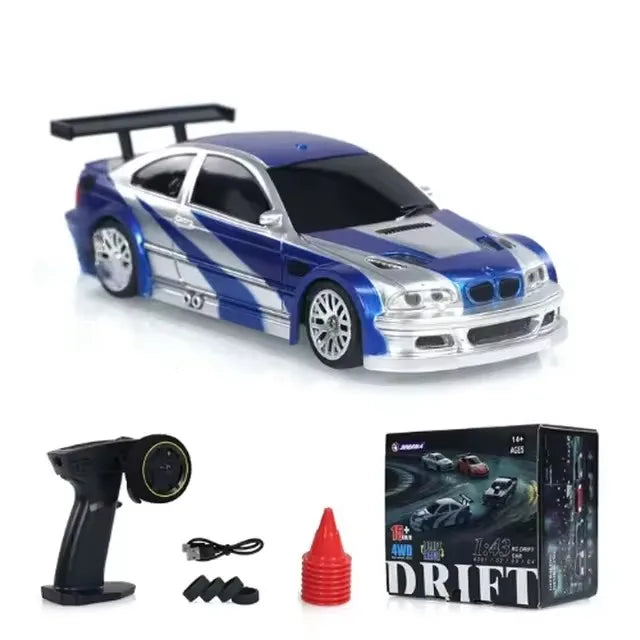 2.4G High-Speed Drift RC Car 1/43 4WD Remote Control Racing Toy