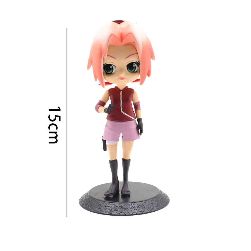 15cm Naruto Sakura Action Figure - Uchiha Gaara Kakashi PVC Model