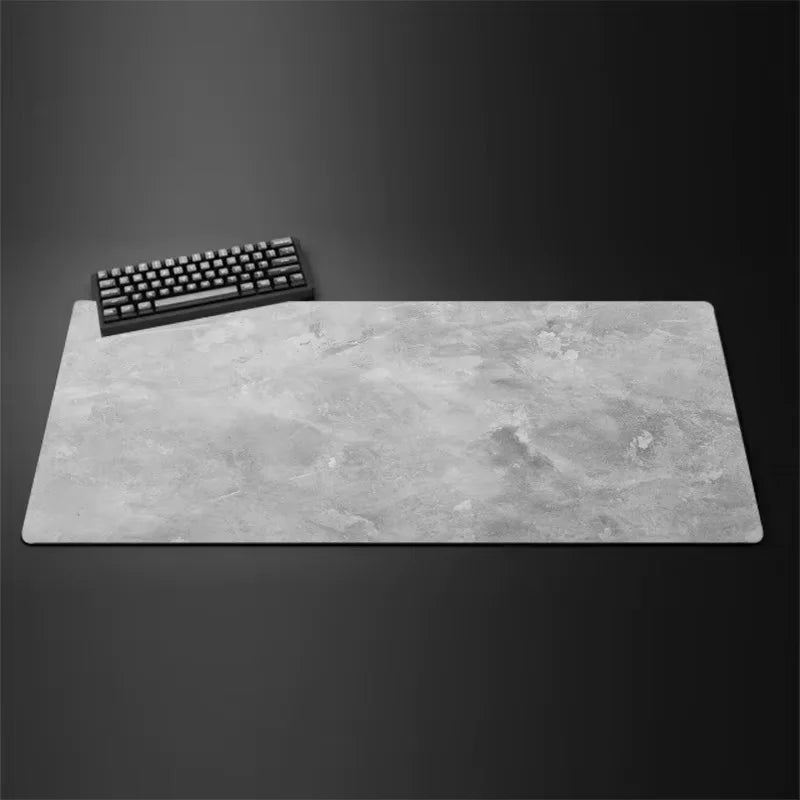 Gray XXL Mouse Pad 900x400mm – Overlocked Gaming Desk Mat