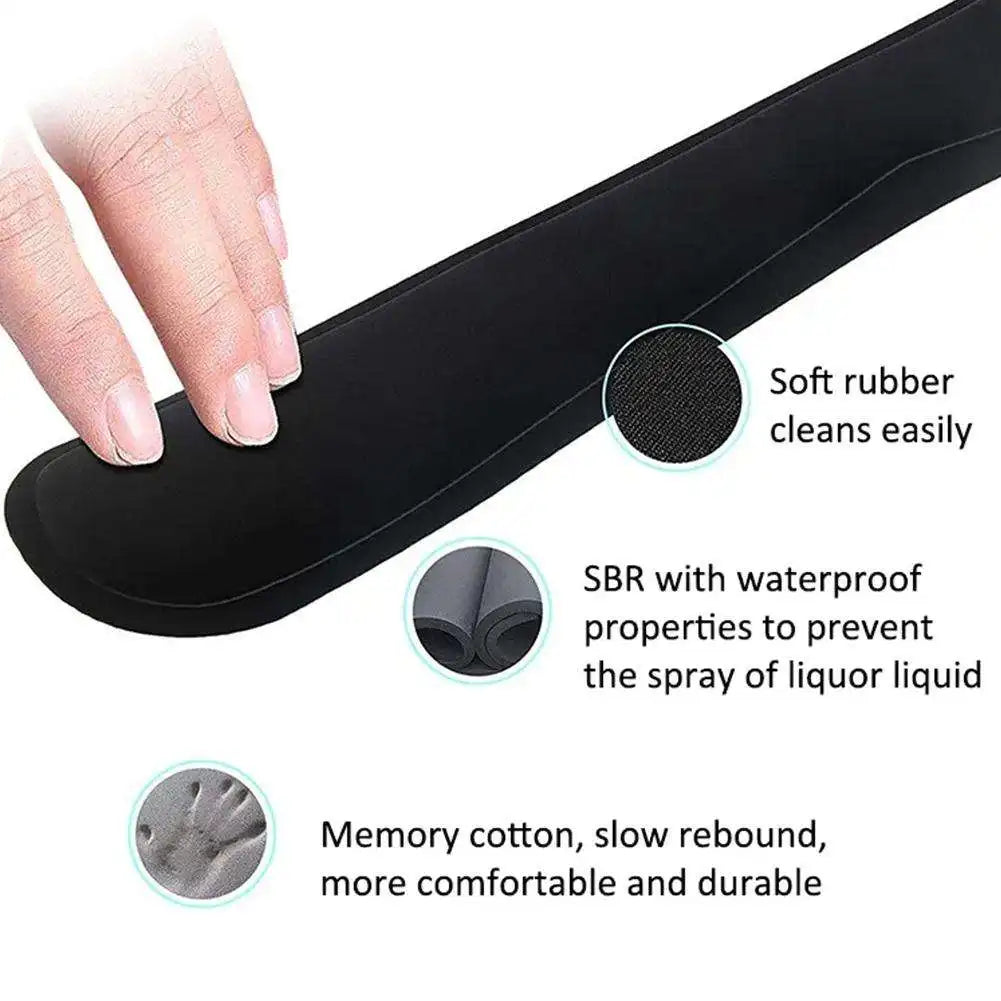 Wrist Rest Mouse Pad & Keyboard Wrist Support Set Memory Foam