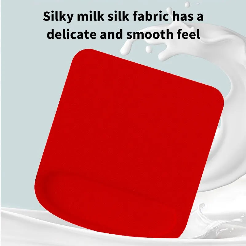 Memory Foam Wrist Rest Mouse Pad - Ergonomic, Superfine Fiber for Office & Gaming
