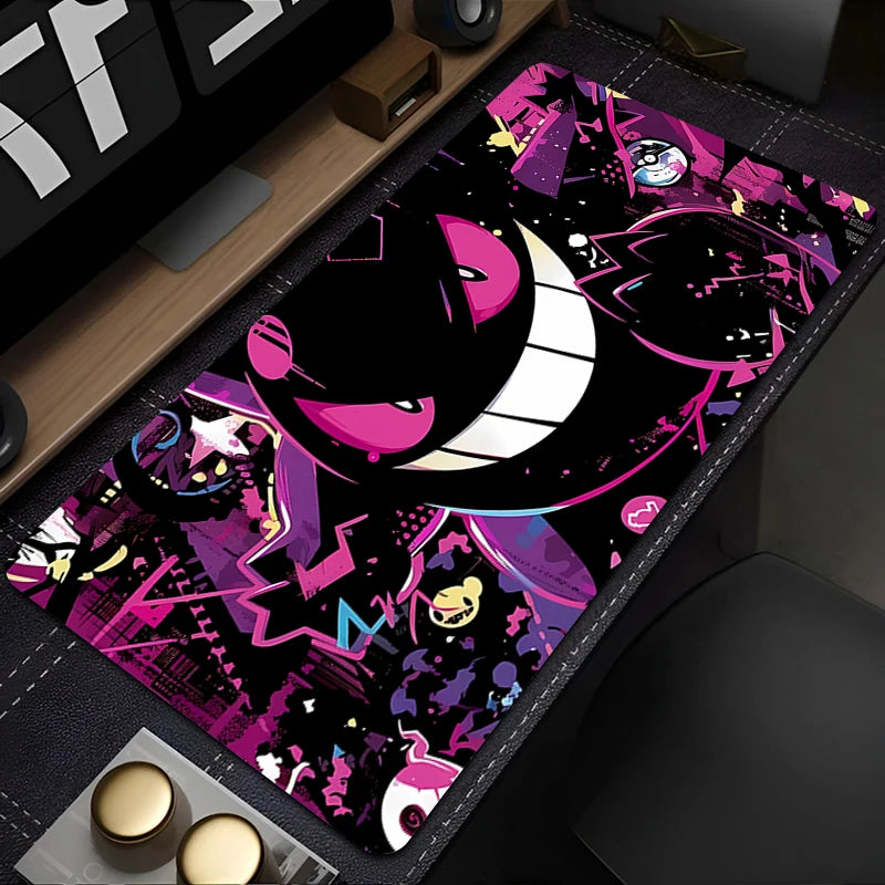 Large Gengar Anime Mouse Pad XL XXL for Gaming Desk & Keyboard