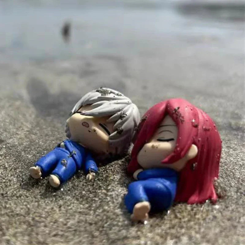 5pcs Anime Isagi Yoichi Blue Lock Sleeping Figures - PVC Collection Dolls