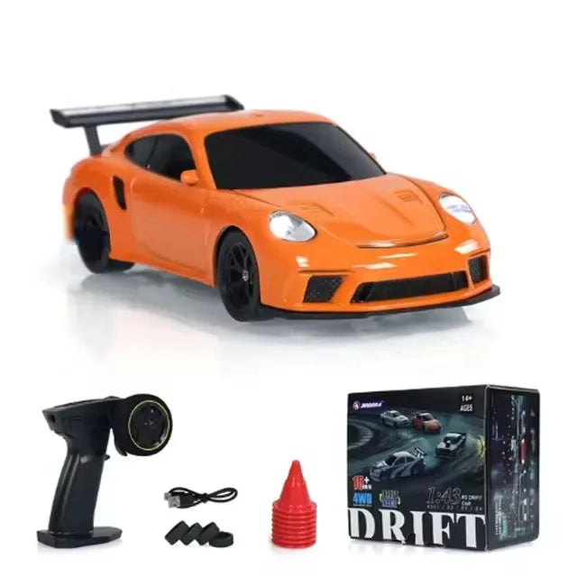 2.4G High-Speed Drift RC Car 1/43 4WD Remote Control Racing Toy