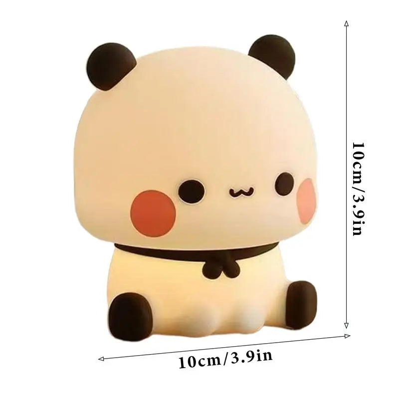 Bear Panda BubuAndDudu LED Night Light - Cute Cartoon Bedroom Lamp