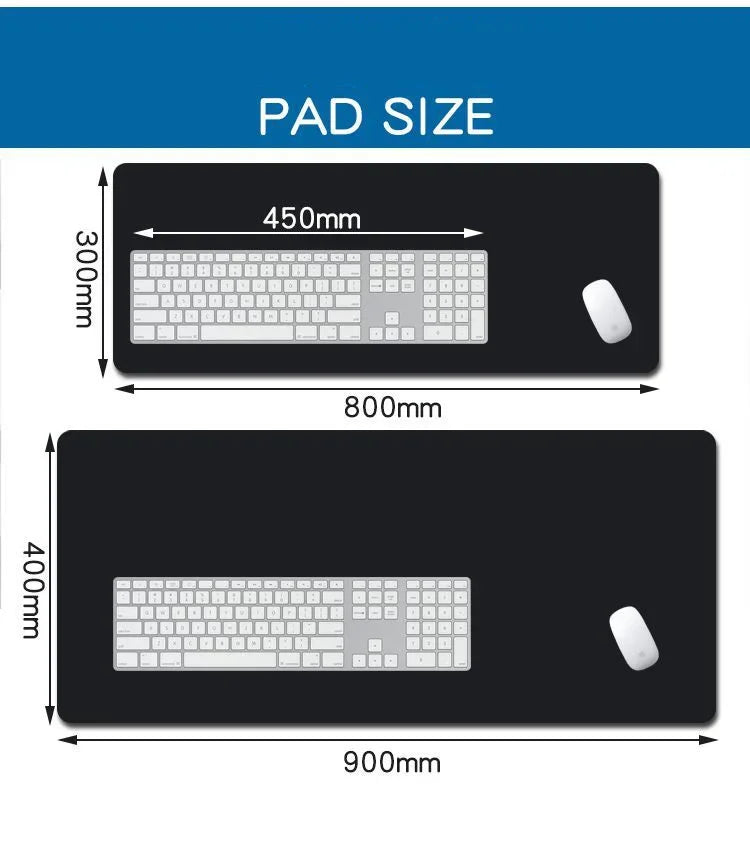 XL Gaming Mouse Pad – Large Desk Mat for Keyboard & Mouse Setup