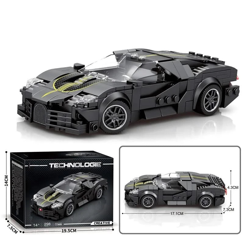 1:24 Scale Speed Sport Car Model – Classic Racing Vehicle Building Blocks