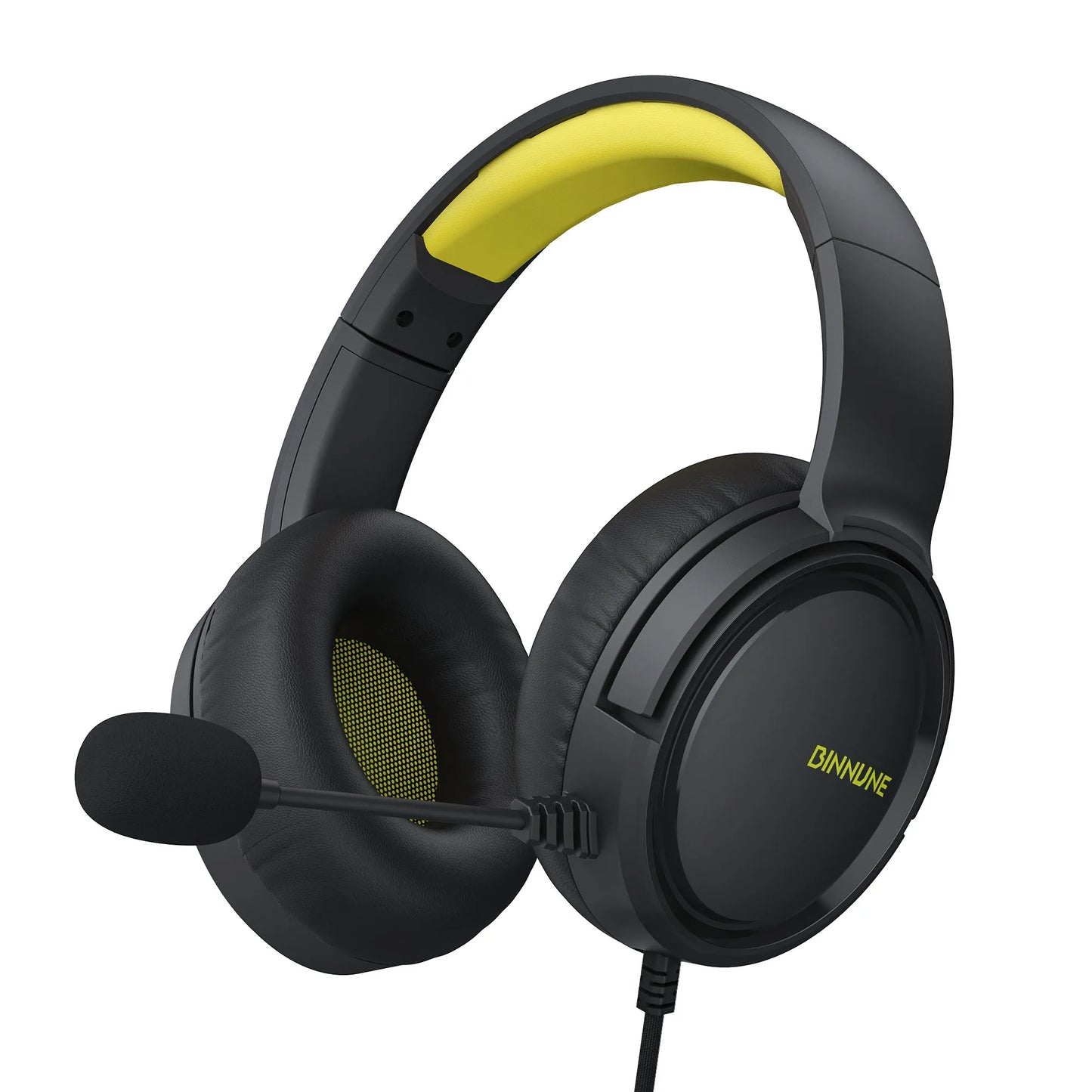 BINNUNE Wired Gaming Headset with Mic for PS4, PS5, Xbox, PC & Switch