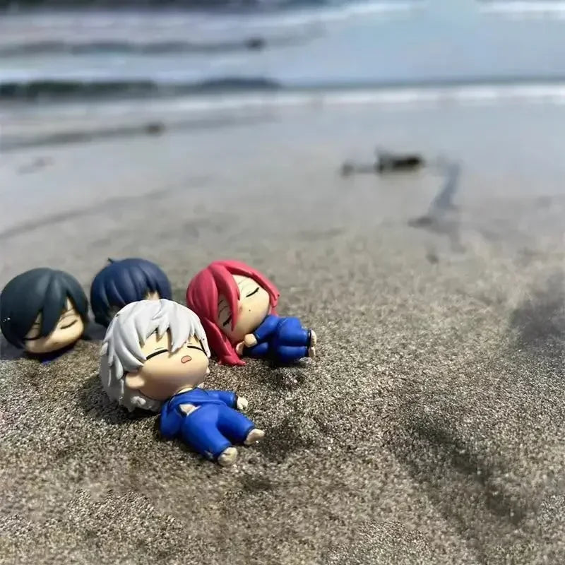 5pcs Anime Isagi Yoichi Blue Lock Sleeping Figures - PVC Collection Dolls