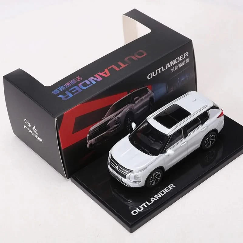 On sale 1:43 Outlander SUV Black/White Alloy Model Car