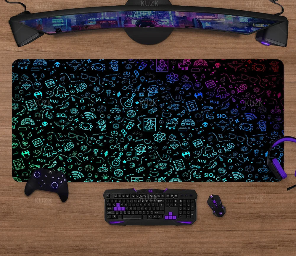 XL Gaming Mouse Pad – Large Desk Mat for Keyboard & Mouse Setup