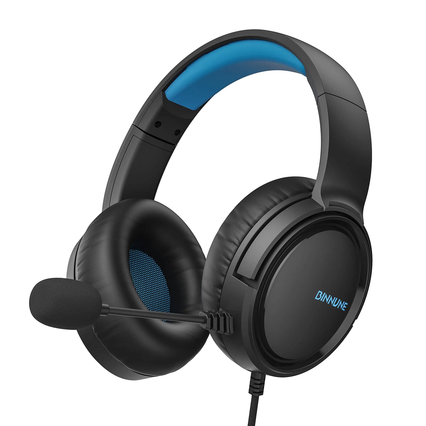 BINNUNE Wired Gaming Headset with Mic for PS4, PS5, Xbox, PC & Switch