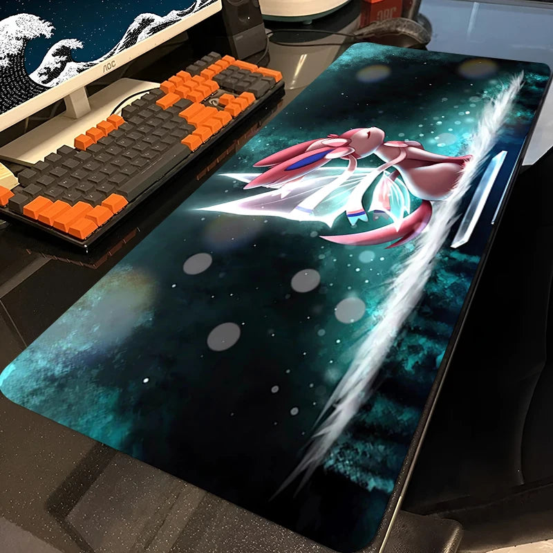 Sylveon Pokémon Gaming Mouse Pad – XL Desk Mat for Office & Play