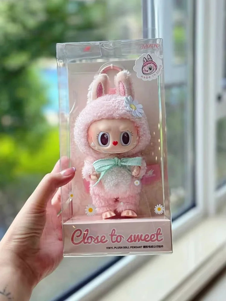 2025 Labubu “Have A Seat” PVC Anime Figure Keychain Doll Toy
