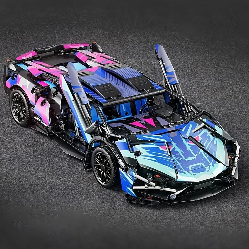 ProBrixx 1314 pcs 1:14 Scale Sports Car Model Kit - MOC Building Set