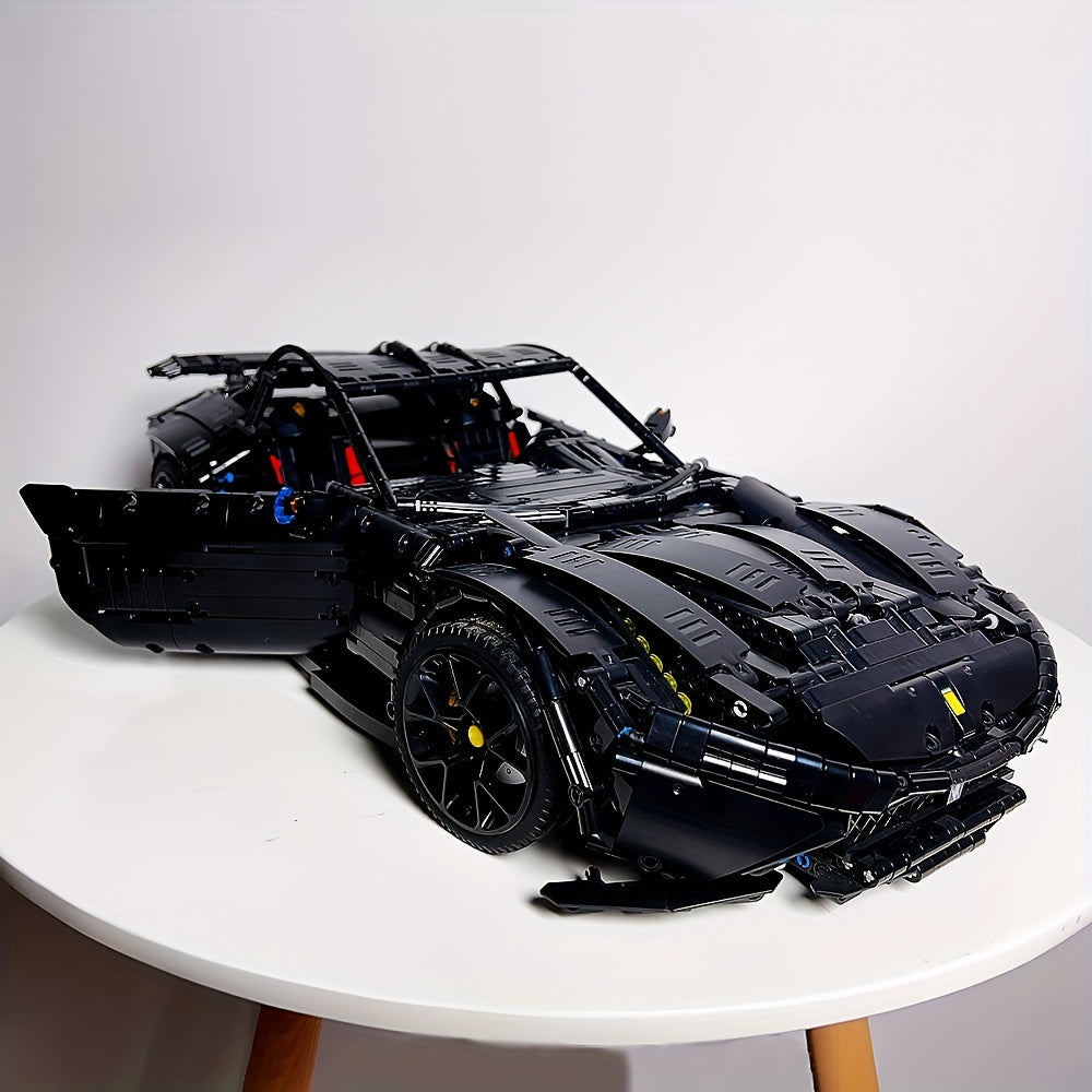 3097PCS Black Sports Car Building Blocks – Technic F12 Model Toy