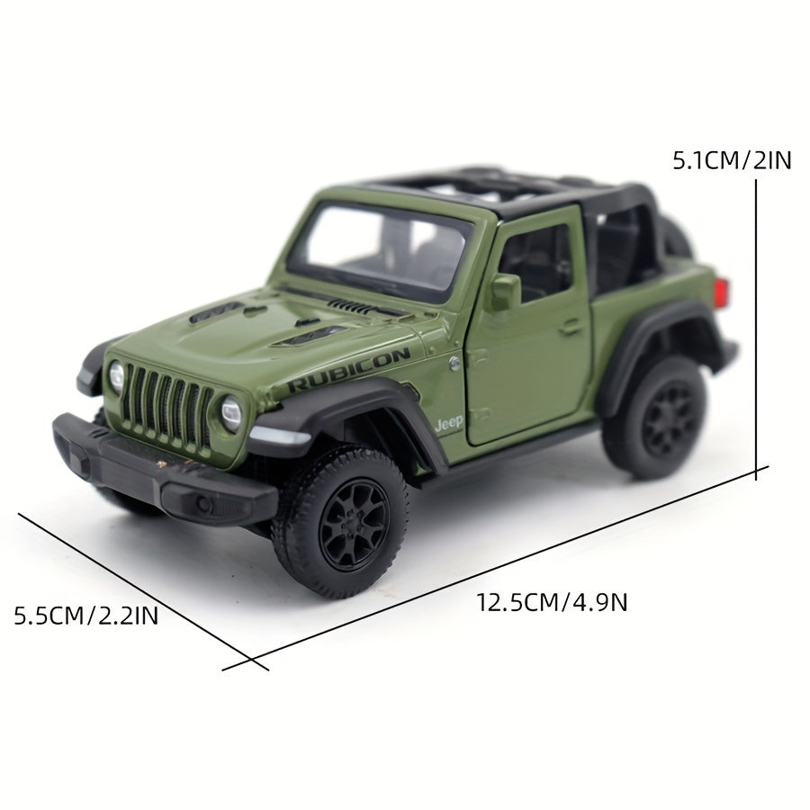 1:36 Golden Convertible Off-Road Vehicle Model – Pull-Back Toy Car Ornament