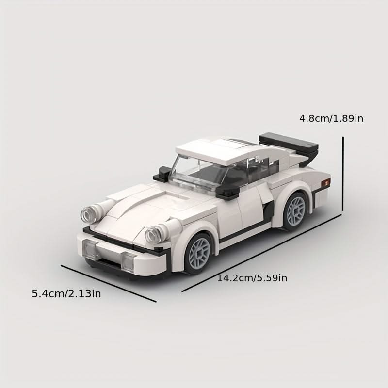 196pcs Sports Car Racing Car Building Block Toys, Classic Bricks Toys