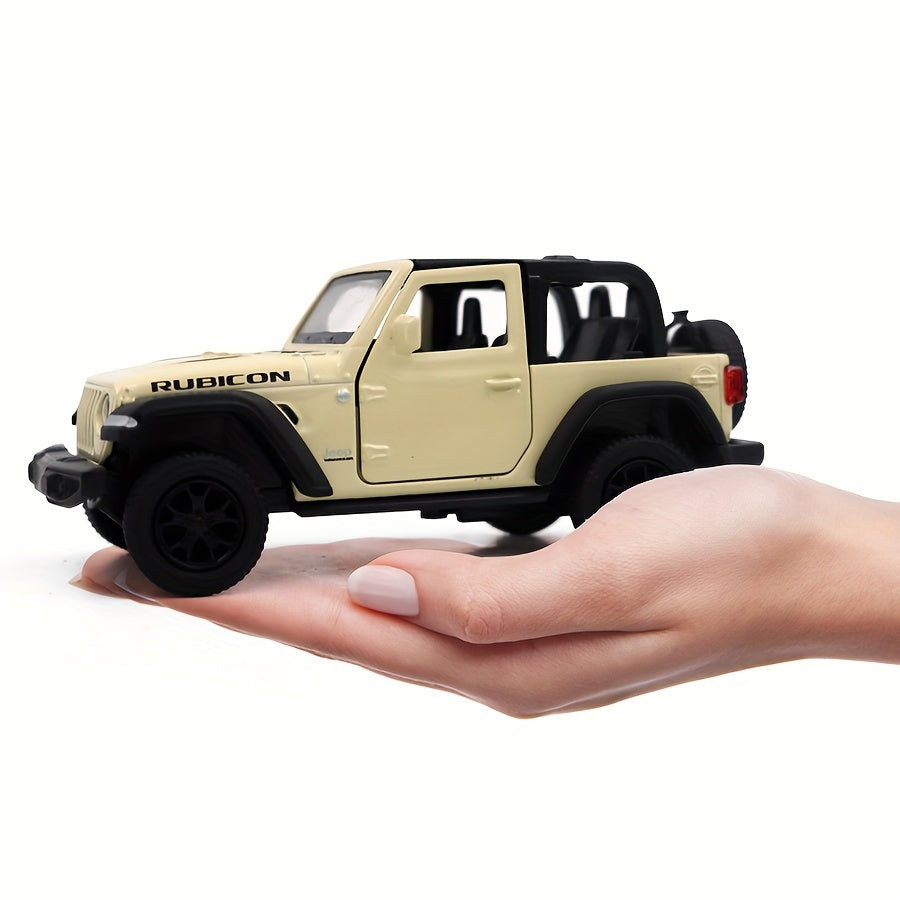1:36 Golden Convertible Off-Road Vehicle Model – Pull-Back Toy Car Ornament