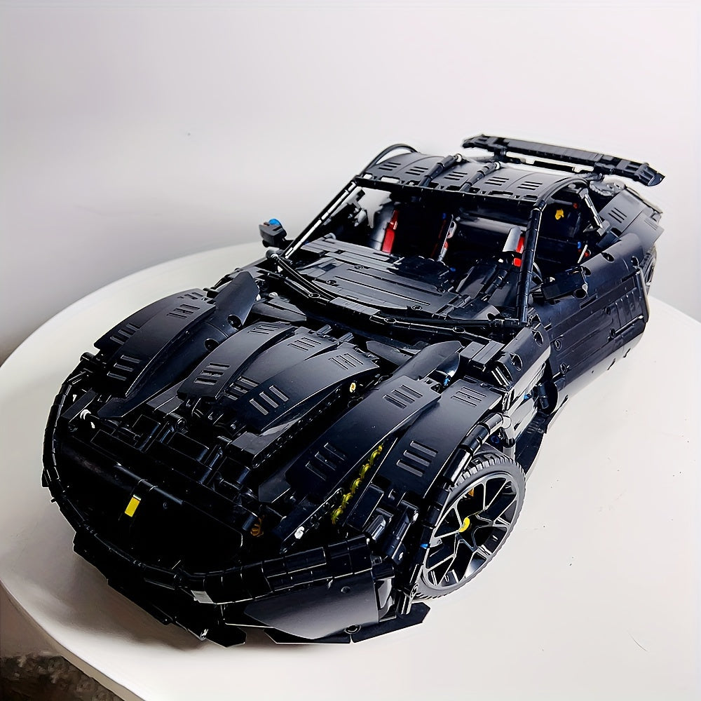 3097PCS Black Sports Car Building Blocks – Technic F12 Model Toy