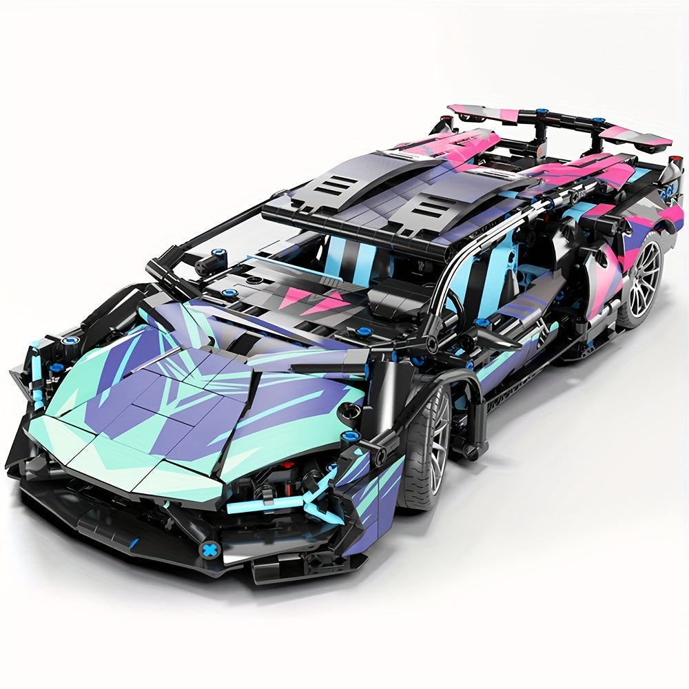 ProBrixx 1314 pcs 1:14 Scale Sports Car Model Kit - MOC Building Set