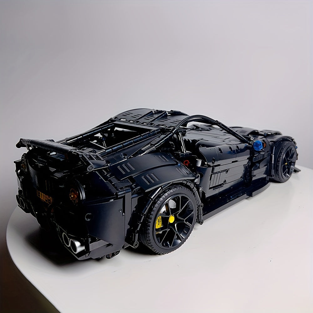 3097PCS Black Sports Car Building Blocks – Technic F12 Model Toy